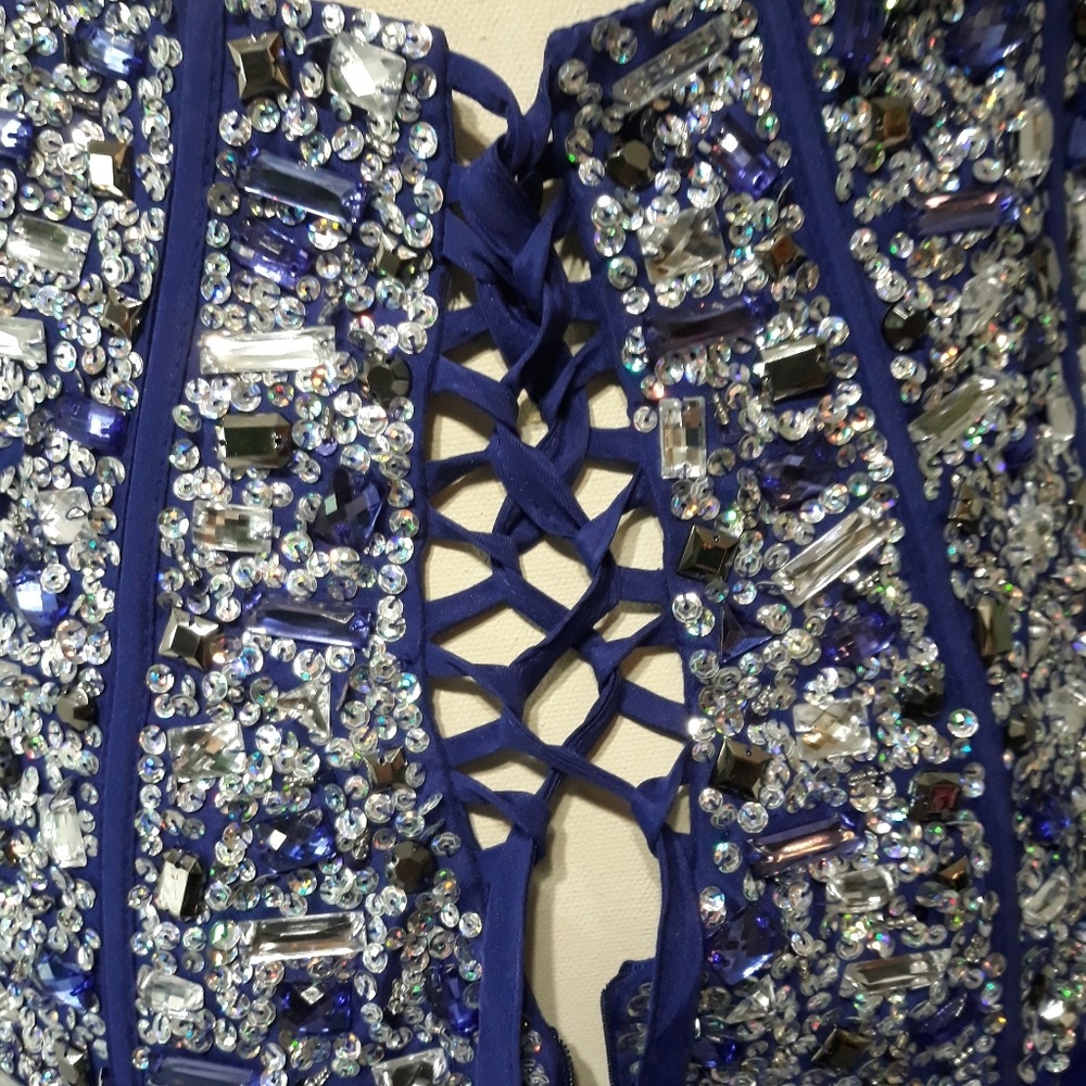 Nox Narianna Collection Sequined Mini Dress-Sz 2XL - Picture 3 of 6